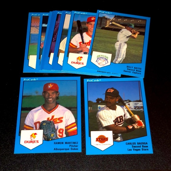 1980s-90s Minor League Baseball Lot 35-card mix - Picture 2 of 4